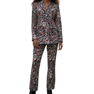 ADOLFO DOMINGUEZ Asia Inspired Spring/Summer 2016 2-Piece Pant Suit 40 US 6